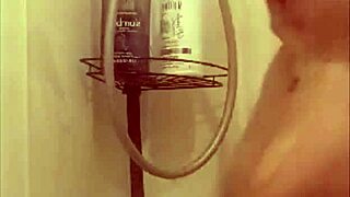 Petite housewife with big natural tits gets ready in the shower for tight pussy fucking tonight!