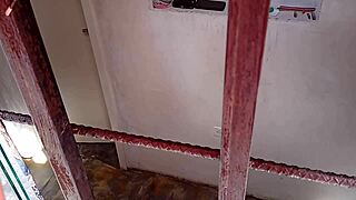 cuckold catches wife fucking delivery guy via drone