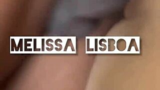 Melissa lisboa gets anal creampie and cum on ass.