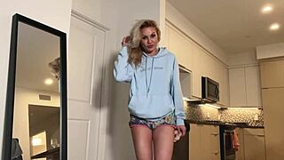 Horny blonde slut enjoys anal solo with toys and moaning