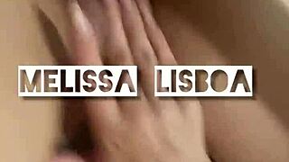 Melissa lisboa gets anal creampie and cum on ass.