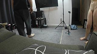 Scarlett Johnson's Sensual Footjob from My POV