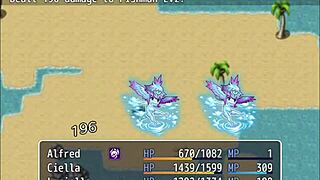 My Friends Play with the Pervert Grabbing Tits While I Work! Ntr Sisters Ciella & Luciella Part 5