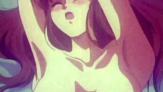 hey, watch these hentai lesbians scissor hard in wild action. their passionate clash is pure fire!