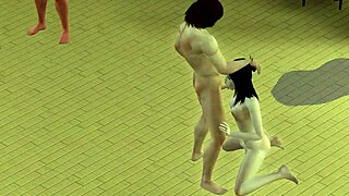 Suruba Tesuda in The Sims Cartoon Adventure.