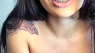 Big natural tits and tight pussy masturbation compilation