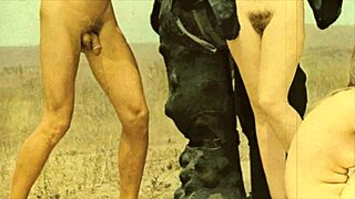 Vintage taboo doggystyle with natural tits