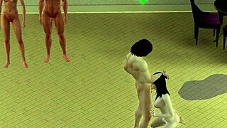 Suruba Tesuda in The Sims Cartoon Adventure.