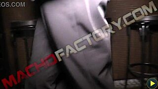 A macho master dominating his slut.