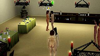 Suruba Tesuda in The Sims Cartoon Adventure.