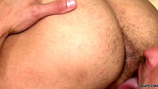 Handsome Gay Couple Engaging In Anal Sex