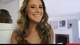 Naughty Stepmommy Sucks Stepson's Cock