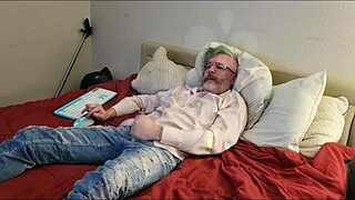 Sneaking a jerk under shorts!