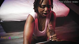 The BBW slut rides his big cock all night.