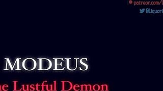modeus, the lustful demon, drives me wild with monster action