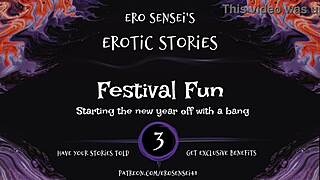 Festival fun leads to intense orgasm masturbation