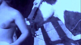 Vintage taboo doggystyle with natural tits