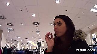 Czech Nympho Seduced in Supermarket for POV Penetration
