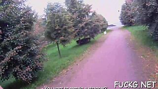 Teen Picked Up And Hardcore Nailed With Intense Sucking