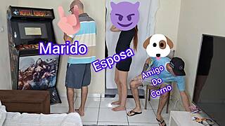 my wife cheats on me with my best friend in cuckold ass fuck