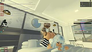 Roblox Whore Gets Big Tits Sucked in Doggystyle with Monster Cock Riding Hard!