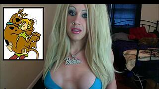 A punk twink gets some webcam action with a tgirl porn star