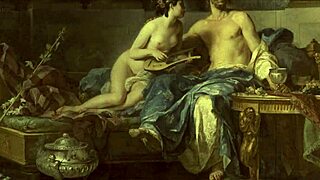 Vintage Illustration Of Erotic Antique Scenes