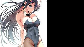 Sakurajima Mai Bunny Girl Senpai Wild Hentai Compilation
