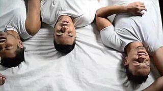 new year party ends in threesome with spicy guys