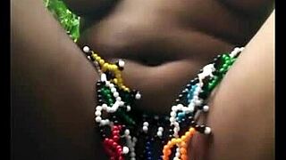 African Model's Intense Outdoor Pussy Fuck