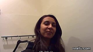 Czech Nympho Seduced in Supermarket for POV Penetration