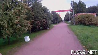 Teen Picked Up And Hardcore Nailed With Intense Sucking