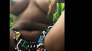 African Model's Intense Outdoor Pussy Fuck