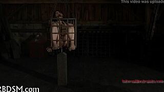 hard drubbing for masked babe