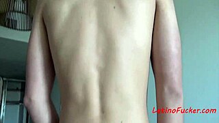 Counting MONEY and FUCKING horny LATINO gay MAN with BIG COCK