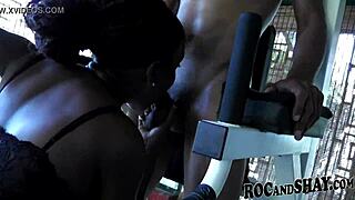 Amazing ebony wife takes anal hard! How does she handle such wild assfucking?