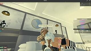 Roblox Whore Gets Big Tits Sucked in Doggystyle with Monster Cock Riding Hard!