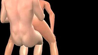 indian bhabhi in 3d anime sucks and fucks japanese man's cock