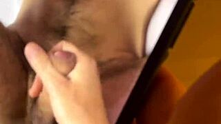 After another guy, he fucks me hard and breeds me with his big cock.