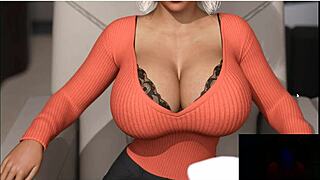 Staring At Huge Boobs