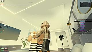 Roblox Whore Gets Big Tits Sucked in Doggystyle with Monster Cock Riding Hard!