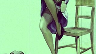 Mitt hemmelige liv blottlagt i retro vintage erotikk