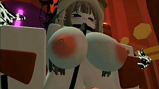 rosex demon rides monster roughly in sexy scene