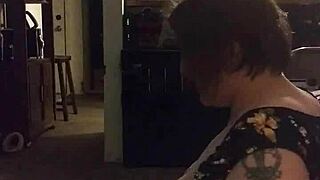 Chubby BBW Takes Monster Cock Anal