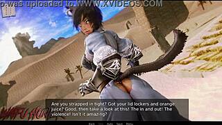 Exploring Academy 205 in anime hentai game world