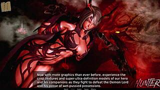 Exploring Academy 205 in anime hentai game world