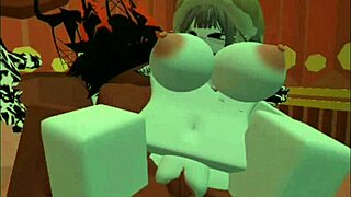 rosex demon rides monster roughly in sexy scene