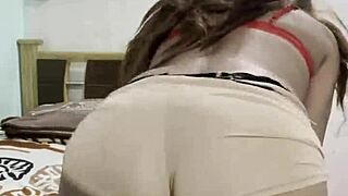 Rica the transvestite crossdresses and masturbates intensely