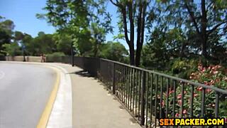 Cristal Cherry Performs Outdoor Anal And Ass To Mouth