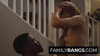 Sinner girl's taboo orgasms with mom's boy and uncle
